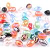 Calvas Rice Grains Austrian Crystal Beads 100pcs 68mm Oval Shape Glass Crystal Loose Beads for Jewelry Making Bracelet DIY - (Color: S293 Silver) view 4