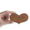 Pack of 12 Rusty Tin Folk Heart Cutouts - Rusted Metal Heart Shapes for DIY Crafts - Primitive, Rustic Country, Farmhouse DIY Crafts and Decorative Accents (Size: 2" Long x 3-1/2" Wide) view 3