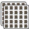 Panther Trio 50 Pack 1-Inch Retro Stickers for Scrapbooking, Journals, Planners, Laptops, Phones and Water Bottles view 1