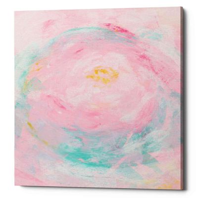 Epic Graffiti 'Pink Peony' Canvas Wall Art, 12"x16"