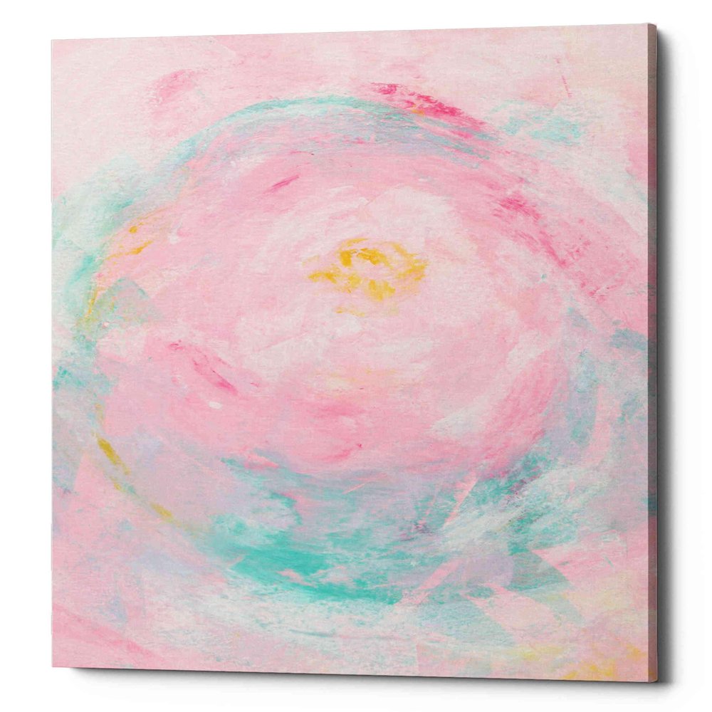 Epic Graffiti 'Pink Peony' Canvas Wall Art, 12"x16"