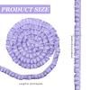 Yalulu 10 Yard/Lot 1 Inch Ruffled Chiffon Tape Ribbon Pleated Chiffon Lace Trim DIY Craft Sewing Material Headwear Accessories Supply (Purple) view 2