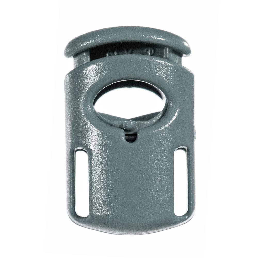 Ellipse Cord Locks for Use with Paracord, Bungee Cord, Drawstrings, Backpacks, and More 1/4 Inch Hole Diameter (500 Pack, Foliage Green)