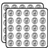Mexico City Grunge Rubber Stamp Travel Decorative Scrapbooking Sticker Waterproof Vinyl Stickers for Water Bottle, Laptop & Phone Case 50 Pack view 1