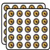 Grunge Kite Zone Label Decorative Scrapbooking Sticker Waterproof Vinyl Stickers for Water Bottle, Laptop & Phone Case 50 Pack view 1