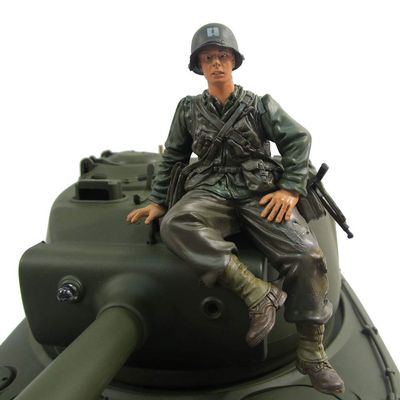 1:16 1/16 Model H RC Tank Commander American Soldier Resin Figure for Mato Heng Long Tamiya RC Tank
