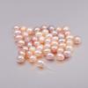 Calvas LE Sky 10 Pieces 100% Natural Pearl Half Hole Cultured AAA Freshwater Rice Pearl Beads Half-drilled Hole 6-7 mm 3 Colors - (Color: 2, Item Diameter: 6-6.5mm) view 2