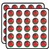 Malawi Volleyball World Flag Decorative Scrapbooking Sticker Waterproof Vinyl Stickers for Water Bottle, Laptop & Phone Case 50 Pack view 1