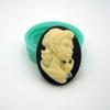Findings Stop Brand Silicone Mold Goth Owl Cameo Flexible for Crafts, Jewelry, Resin, Scrapbooking, Polymer Clay view 1