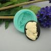 Findings Stop Brand Silicone Mold Goth Owl Cameo Flexible for Crafts, Jewelry, Resin, Scrapbooking, Polymer Clay view 2