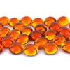 Oceanside Pebbles - Orange Cathedral - 96 COE - 8oz - By Stallings Stained Glass view 1