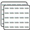 Azerbaijan Flag Travel Slogan Decorative Scrapbooking Sticker Waterproof Vinyl Stickers for Water Bottle, Laptop & Phone Case 50 Pack view 1