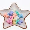 Calvas 50Pcs Candy Colors Acrylic Beads Bow Beads for Jewelry Making DIY Craft & Needlework Accessories 15mm view 2