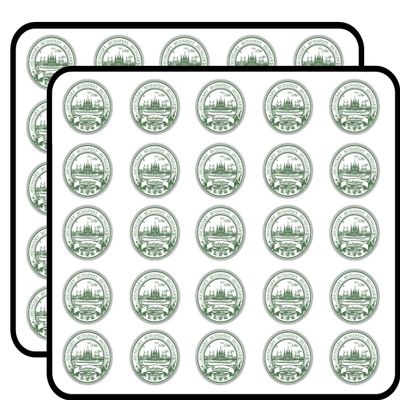Bucharest Romania Grunge Rubber Stamp Travel Decorative Scrapbooking Sticker Waterproof Vinyl Stickers for Water Bottle, Laptop & Phone Case 50 Pack