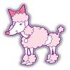 Funny Poodle Dog Decorative Scrapbooking Sticker Waterproof Vinyl Stickers for Water Bottle, Laptop & Phone Case 50 Pack view 2