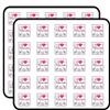 I Love Thailand Travel Label Decorative Scrapbooking Sticker Waterproof Vinyl Stickers for Water Bottle, Laptop & Phone Case 50 Pack view 1