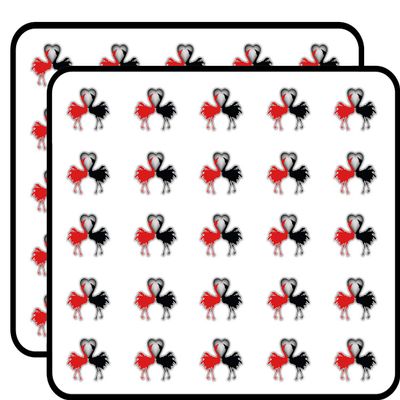 Birds in Love Decorative Scrapbooking Sticker Waterproof Vinyl Stickers for Water Bottle, Laptop & Phone Case 50 Pack