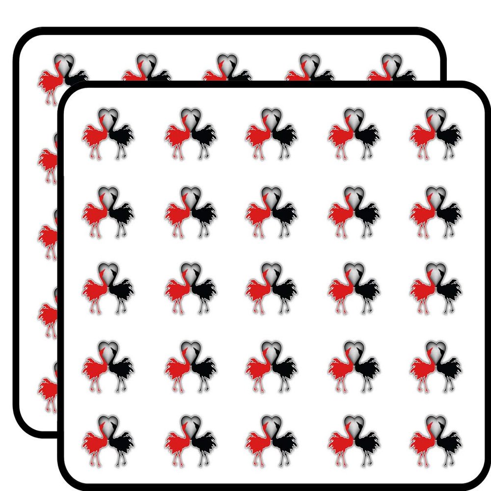 Birds in Love Decorative Scrapbooking Sticker Waterproof Vinyl Stickers for Water Bottle, Laptop & Phone Case 50 Pack
