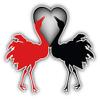Birds in Love Decorative Scrapbooking Sticker Waterproof Vinyl Stickers for Water Bottle, Laptop & Phone Case 50 Pack view 2