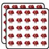 Turkey Flag Blot Decorative Scrapbooking Sticker Waterproof Vinyl Stickers for Water Bottle, Laptop & Phone Case 50 Pack view 1