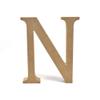 Smooth Pressed Board Wood Serif Letter, Natural, 5-1/8-Inch (N) view 1