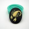Findings Stop Brand Silicon Mold Zodiac Cameo Flexible for Crafts, Jewelry, Resin, Scrapbooking, Polymer Clay (Scorpio) view 1