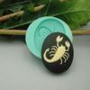 Findings Stop Brand Silicon Mold Zodiac Cameo Flexible for Crafts, Jewelry, Resin, Scrapbooking, Polymer Clay (Scorpio) view 2