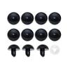 BESTCYC 1Boxed (60pcs) 24mm Large Black Plastic Safety Eyes Craft Eyes and Washers for Plush Animal, Doll, Puppet view 4