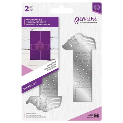 Crafter's Companion Gemini Elements Wrap Die for Cardmaking & Crafting-Sweet Treat, Multi-Colour, One Size