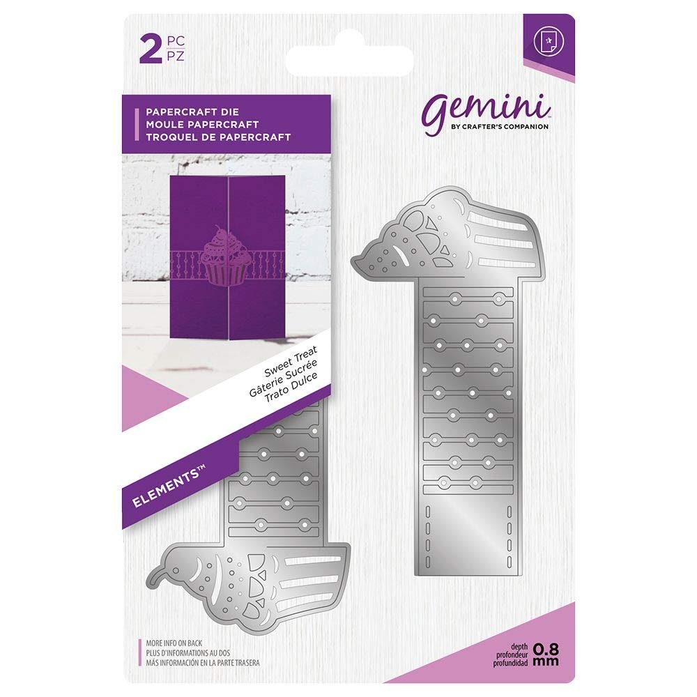 Crafter's Companion Gemini Elements Wrap Die for Cardmaking & Crafting-Sweet Treat, Multi-Colour, One Size