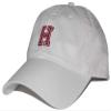 Harvard Needlepoint Hat in White by Smathers & Branson view 2