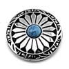 5pcs/10pcs Screw Eye Decoration Clasp Leather Craft Metal Coin Concho Button Screw Back (Blue, 10pcs) view 1