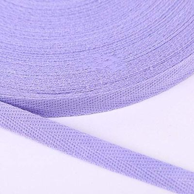 Jammas 5 Yards New Colourful 20mm Chevron 100% Cotton Ribbon Webbing Herring Bonebinding Tape Lace Trimming for Packing Accessories DIY - (Color: 5 Light Purple, Size: 2cm)