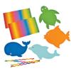 Fun Express Sea Life Weaving Mats- 12 Pc - VBS Vacation Bible School Supplies/Decor - Crafts for Kids and Fun Home Activities view 1