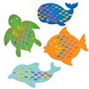 Fun Express Sea Life Weaving Mats- 12 Pc - VBS Vacation Bible School Supplies/Decor - Crafts for Kids and Fun Home Activities view 2