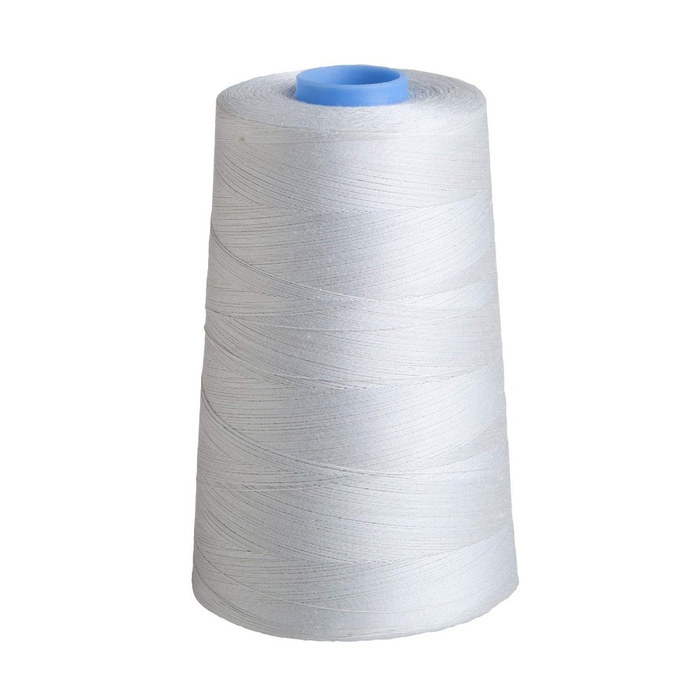 Connecting Threads 100% Cotton Essential Thread 5000 Yard Cone (Silver)