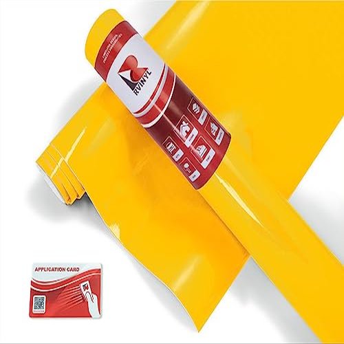 Avery Dennison SC950 Opaque Canary Yellow 220-O 2ft x 10ft Graphic Vinyl Film Sheet Roll - for Cricut, Silhouette Cameo, Craft, Stickers, Decals, Signs and Scrap Books
