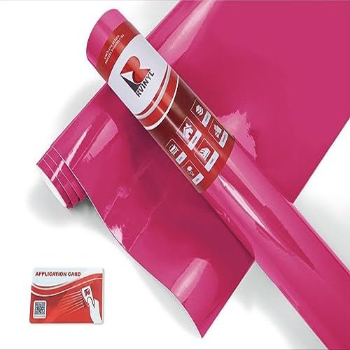 ORACAL 8300 Telemagenta 077 Transparent Calendered Film 2ft x 5ft Vinyl Film Sheet Roll - for Cricut, Silhouette Cameo, Craft and Sign Cutters
