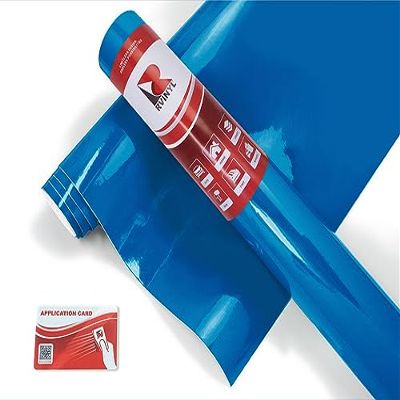 ORACAL 8300 Steel Blue 096 Transparent Calendered Film 2ft x 5ft Vinyl Film Sheet Roll - for Cricut, Silhouette Cameo, Craft and Sign Cutters