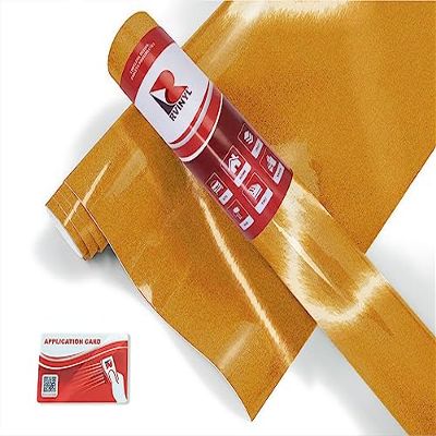ORACAL ORALITE 5600 Yellow 020 Reflective Film 2ft x 10ft Vinyl Film Sheet Roll - for Cricut, Silhouette Cameo, Craft and Sign Cutters
