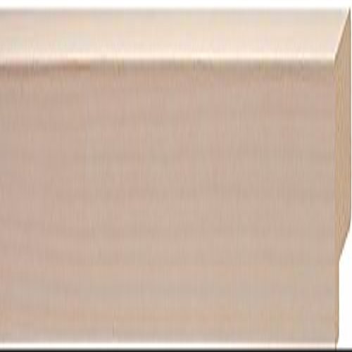 Picture Frame Moulding (Wood) 100ft Bundle - Contemporary White Washed Finish - 1" Width - 9/16" Rabbet Depth