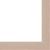 Picture Frame Moulding (Wood) 100ft Bundle - Contemporary White Washed Finish - 1" Width - 9/16" Rabbet Depth view 2