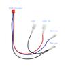 SJ@JX 2 Player LED Arcade USB Encoder Board Zero Delay Game Controller Light DIY Kit 20x Button Cable 2x Joystick Cable for Retro Pie PC MAME Raspberry Pi view 3
