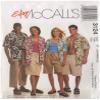 McCall's 3124 - Shirt & Shorts in Two Lengths - Adults & Teens S-M-L view 1