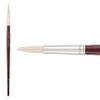 New York Central Artist Paintbrush, Munich Premier Long Handle, Bristle Blend of Hog Hair and Synthetic Hair Handmade in Germany, Round #18 view 1