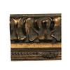 Picture Frame Moulding (Wood) 100ft Bundle - Ornate Antique Gold Finish - 2.5" Width - 3/8" Rabbet Depth view 1