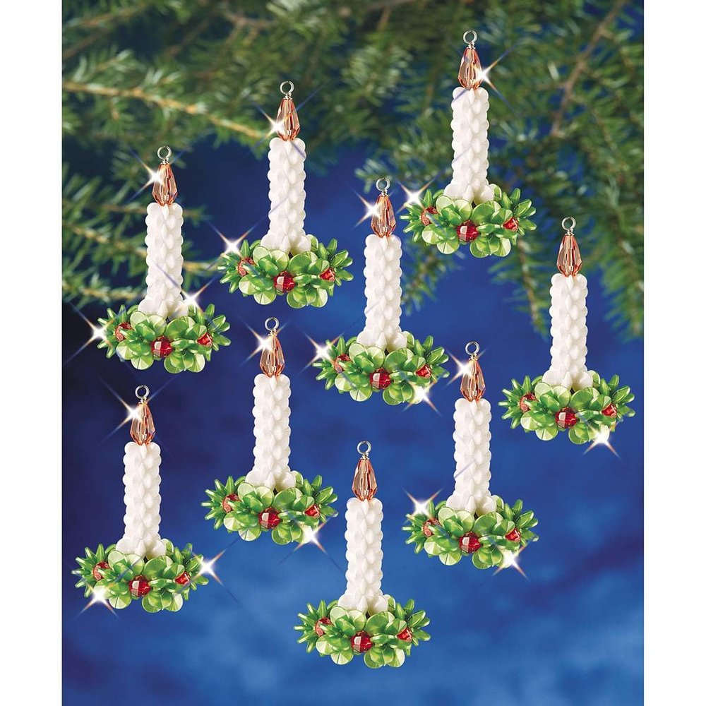 The Beadery - Candle Wreath Ornament Kit - Makes 12-7464