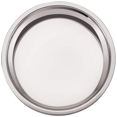 Neelam Stainless Steel 14 (22G) Premium Parat, 29 cm, Silver Durable & Elegant Round Multipurpose Parat, Ideal for Mixing, Kneading, Serving, Perfect for Daily Use & Special Occasions.