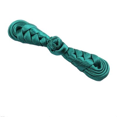 RayLineDo 10pcs Traditional Chinese Knot Frog Buttons Closure Handmade Fabric Fasteners for DIY Sewing Dark Green