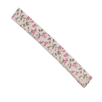 0.6inch Rural Style Printed Webbing for DIY Labels 10 Yards Red Flower